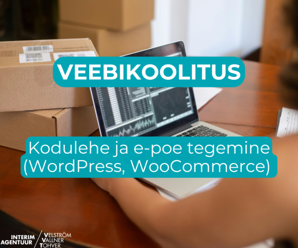 Kodulehe ja e-poe tegemine (WordPress, WooCommerce) koos digikanalite müügipotentsiaali hindamisega